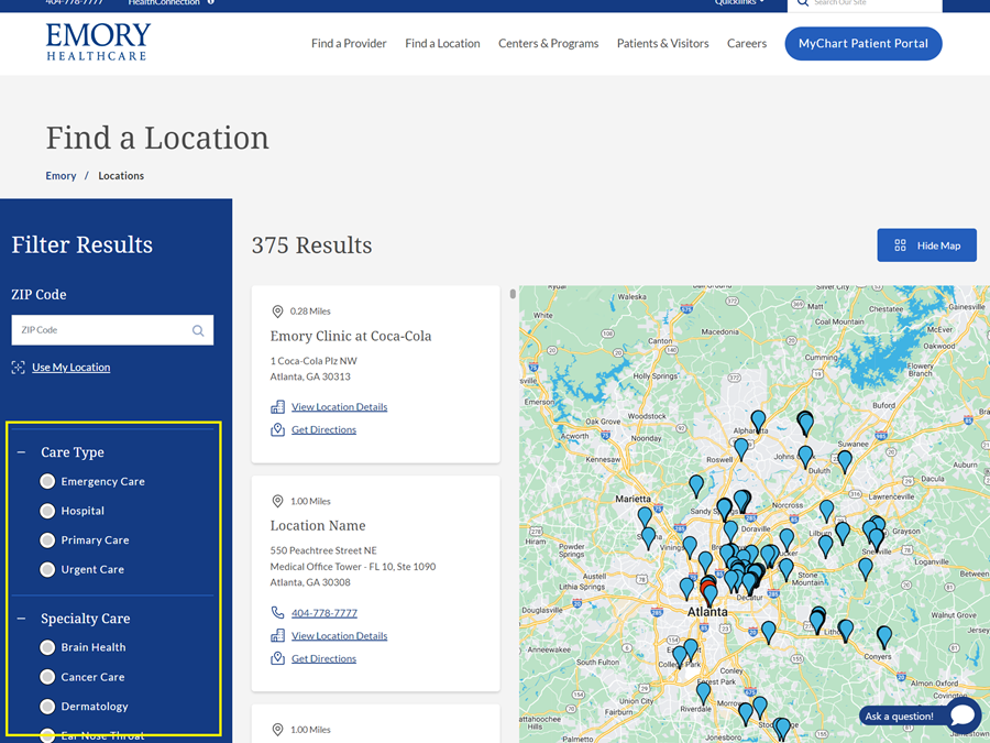 Location Search