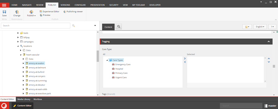 Location Tagging Fields