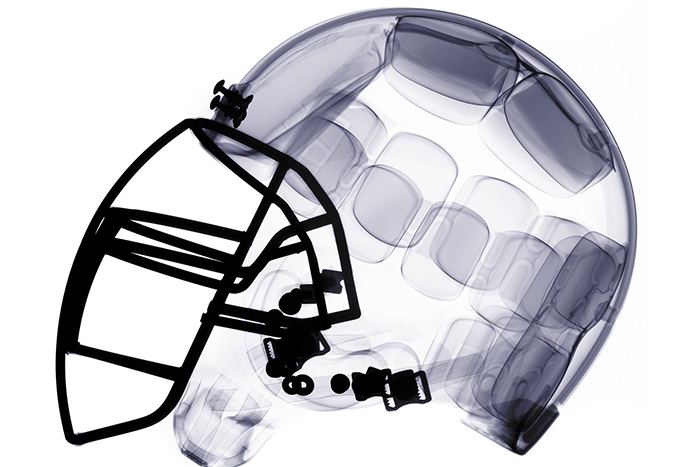 Football helmet graphic