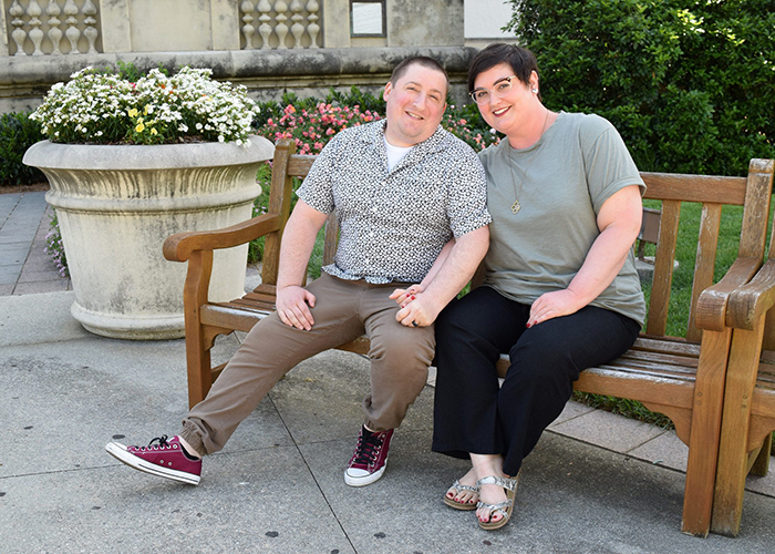 winship cancer patient and caregiver jonathan and kallie