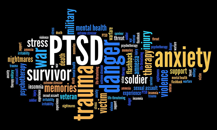 PTSD word cloud