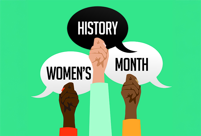 Women's History Month graphic