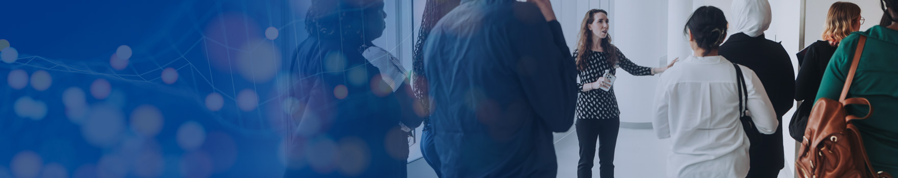 new hires on a tour of an emory hospital