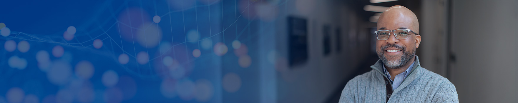 an emory marketing employee in an office