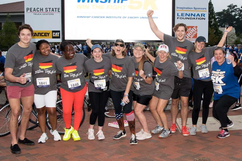 The Guten Tag Y'all run/walk team