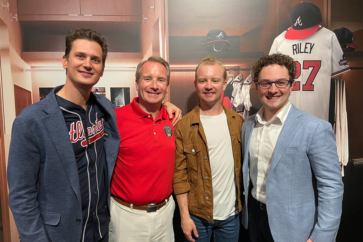 Dr. Badell, Senator John Albers, Will Albers, Dr. Cristea