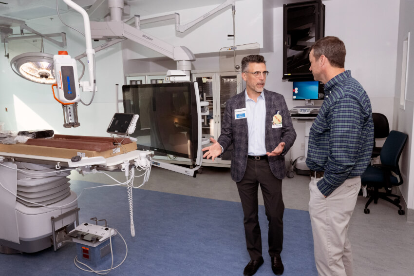 Wissam Jaber, MD presents the new space