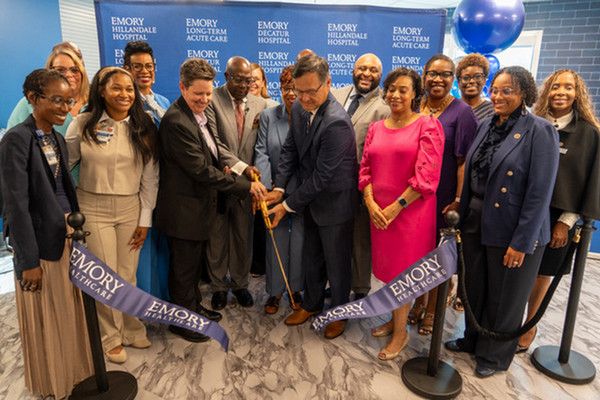 emory hillandale 20th anniversary ribbon cutting