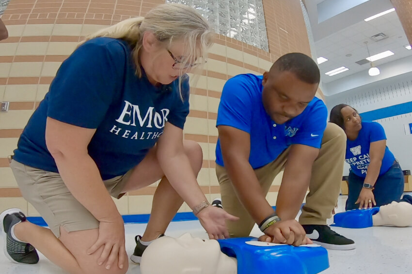 CPR training