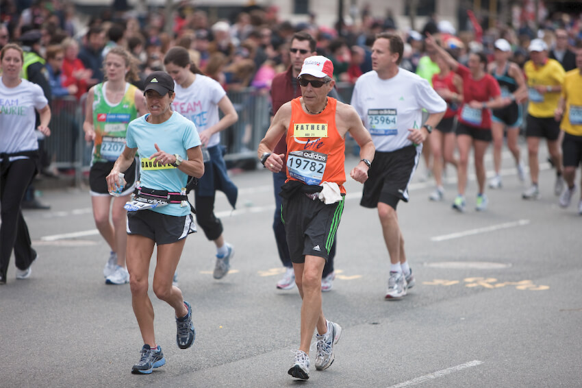 runners in a marathon