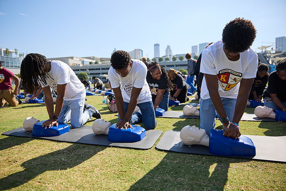 Falcons Emory CPR Event
